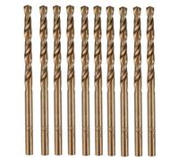 Ounfhtrttk Set di 10 Pezzi di Punte Elicoidali M35 da 4,0mm con 3 Taglienti In Acciaio Ad Alta Velocità per Fori In Acciaio Inossidabile, Legno e Metallo.