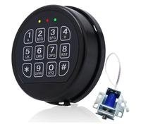 Ounfhtrttk Sostituzione del Blocco con Solenoide Blocco Blocco Elettronico In Tastiera Nera per Scatola di Sicurezza Domestica e Business