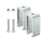 Ounfhtrttk Staffa per Appendiabiti per il Tramante del Carrello di Canale 2pcs Supporto Intermedio Bastacco per il Gancio del Canale del Canale