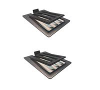 Ounfhtrttk Supporto da Scrivania in Metallo Pesante per Soundbar, Pad di Smorzamento per Altoparlanti da Studio per Prevenire Distorsioni Sonore.
