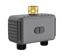 Ounfhtrttk Tuya Timer Intelligente WiFi per con 2 Uscite, Timer per Irrigatori da Giardino, Controller per A Goccia con Ritardo