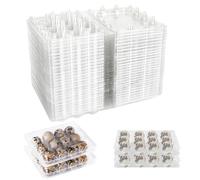 Oungy 60 scatole per uova di quaglia, 12 griglie, per uova di quaglia