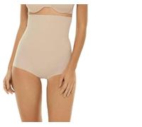 Ouno 2 Pezzi Guaina Invisibile Senza Cuciture, Taglio Laser in Microfibra, Guaina Slip Mutanda Donna a Vita Alta, Colore Beige e Nero. (IT, Testo, 3XL, Regular, Regular, 1 Nero + 1 Beige)