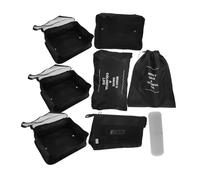 OUNONA 1 set Borse Bicchiere per Toiletta Design Pieghevole Borse per Abbigliamento Completa per Stoccaggio e Organizzazione Durante Viaggi e Casa