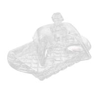 OUNONA 1 set Contenitore Trasparente con Portaburro Alta per Cucina Design per Conservare e Fresco per Uso