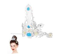 OUNONA 1 Set Coroncina per Retro con Bastoncino Accessorio per Matrimonio Cerimonie e Cosplay per Speciali Prop Fotografico