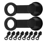 OUNONA 1 Set Cuffia Parapolvere Pinza Mascheramento Kit Accessori per Sanguinamento Freni Tappi Ingrassatori in Gomma Tappi per Ingrassatori per Gomma da Cancellare Black 10 Pezzi
