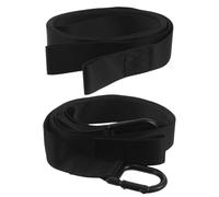 OUNONA 1 set di cinghie di traino per impieghi gravosi con due ganci - Resistenza alla rottura di 19 piedi - Fune di traino di emergenza fuoristrada per motoslitte pesanti, ATV o accessori per slitte