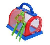OUNONA 1 Set di osservazione degli insetti supporto portatile gabbia visibile gabbia portatile casa delle farfalle gabbia dell'habitat gabbia domestica porta insetti nylon