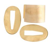 OUNONA 1 set di protezioni per spada giapponese, piastra di protezione per spada antica, accessori di ricambio per riparazioni, costumi e mostre.