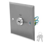 OUNONA 1 set di pulsanti di emergenza azionati a chiave: interruttore a chiave per apertura porte in acciaio inossidabile per controllo accessi - apertura di emergenza per cancelli di sicurezza