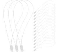 OUNONA 1 set di strumenti per tirare le extension per capelli, anelli bianchi per micro-link, accessori per extension per capelli, anelli nano di ricambio per saloni professionali e styling per eventi