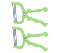 OUNONA 1 Set Epilatore Manuale Strumenti Pratici per Rimozione Dei con Inossidabile e Facile Usare e Portatile Chimici per Depilazione