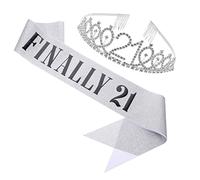 OUNONA 1 Set Fascia Compleanno per Ragazze con Tiara Set per Compleanno Decorazione per e Celebrazioni Speciali