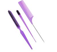 OUNONA 1 set Pettine File con Set Spazzole Portatili per Parrucchieri e Personale per Colorazione e Styling Dei Resistente e Facile