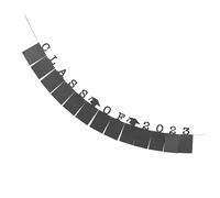 OUNONA 1 Set Striscione Decorativo per Laurea Banner Festivo Personalizzabile con Stampa e Colori Vivaci per Feste Laurea e Celebrazioni Alta