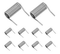 OUNONA 10 Molle per Cerniere Automatiche per Porte - Molla di Torsione Sostitutiva per Cerniere a Farfalla Che Fornisce Tensione per Il Meccanismo di Chiusura Automatica - Lunghezza 21 Mm, Filo da 1,6