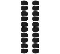 OUNONA 10 Paia di Copriorecchie in Plastica Morbida Impermeabili per Tintura Chioma Paraorecchie Riutilizzabili Spessi per Salone e Uso Domestico Protezioni Auricolari per Colorazione