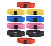 OUNONA 10 Pezzi Cinghia Elastica in Nailon per Libri e Porta Pranzo Elasticità Robusta e Resistenza, Stile Minimalista per Picnic e Uso Quotidiano