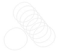 OUNONA 10 pezzi Kit Guarnizioni Antisfondamento per Accessori per Installazione Lenti Ricambio Protezione Sole Adatte Montature Senza Montatura e Semirimorchio