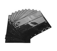 OUNONA 10 Pezzi Pagina Interna del Timbro Riempitivo Fotografico Cartelle di Cartoline Pagine di Francobolli per Opuscoli Album per Filatelia Custodie per Foto L'animale Domestico Nero