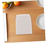 OUNONA 10 Pezzi Sacchetti Filtranti Fine Mesh con Coulisse Sacchetti Filtro Non per Tè Sfuso Spezie e Filtro Cucina Multifunzione per Infusione e Filtrazione Precisa