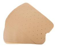OUNONA 100 fogli Carta Forno per Friggitrice ad Aria Microforata Non Aderente Assorbe Olio per Cottura Sana in Forno e Air Fryer