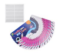 OUNONA 100 Pezzi Carte Gratta e Vinci, Carta, Gioco Premio