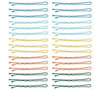 OUNONA 100 pezzi Fermagli per Capelli Macaron Colorati Clip Leggere e Comode per Ragazze e Bambine Accessori Moda per Feste e Uso Quotidiano