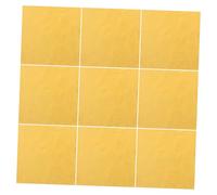 OUNONA 100 Pezzi Quadrati Alluminio Oro con Texture Buccia Arancia Stagnola per Incarto Cioccolato Caramelle e Tè Confezionamento Prolungata