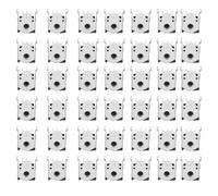 OUNONA 100 Pezzi Rotellina Scorrimento Mouse 9mm in Metallo Codificatore Ottico Sostitutivo per Riparazioni Fai da Te Scorrimento Fluido e Supporto per Mouse da Gioco PC