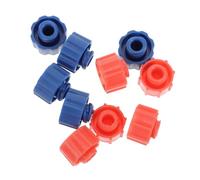 OUNONA 100 Pezzi Tappi per Siringa Punta Luer Lock in Plastica, Facili da Conservare e Antiperdite, per Colla e Rivestimenti