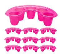 OUNONA 10pezzi Ciotole in Plastica per Nail Art per Ammollo delle Dita Accessori per Manicure Rimozione Smalto Cure Unghie Design Compatto e Resistente