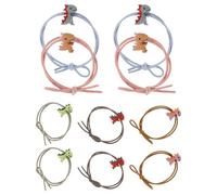 OUNONA 10pezzi Elastici per Capelli Motivo Dinosauro Accessori per Capelli per Bambine Graziosi Elastici che Tengono Saldamente senza Danni per Styling Quotidiano