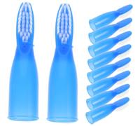 OUNONA 10pezzi Spazzolino Dente Portatile Per Carceri Con Testina Spazzolini Dente Setole Morbide Per Uso Istituzionale