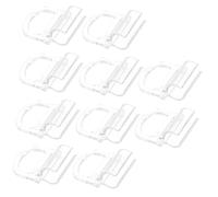 OUNONA 10pezzi Tiranti Per Tende Manico Trasparente Compatibili Con Tubi Di Facili Da Installare e Resistenti Per Tende Senza Corda