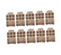 OUNONA 10pezzi Vassoio Portauova in Carta Organizzatore Per Uova Distributore Di Uova Contenitore Per Vassoio Per Ristorante Sicuro Durevole Ed Ecologico