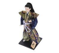 OUNONA 12 Bambola Samurai Ninja arredamento figure d'azione samurai bambole giapponesi bambole cinesi statuina samurai arredamento samurai stoffa