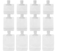 OUNONA 12 Bustine Ricaricabili Per Lozioni Viaggio 30ml/50ml/100ml Contenitori Riutilizzabili Per Cosmetici Borse Professionali Per Shampoo e Creme Per Palestra e Viaggi