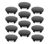 OUNONA 12 Pezzi Coprimozzo Centrale Ruota Nero Abs 60mm 56mm, Set Quattro