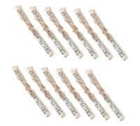 OUNONA 12 Pezzi Mezuzah per Montante con Preghiere Ebraiche Decorazione Religiosa Israeliana per Benedizione Casa Judaica per Nuove Abitazioni