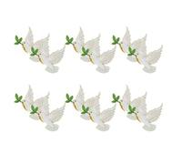 OUNONA 12 Pezzi Spille da Bavero Colomba della Pace in Lega di Zinco, Design Elegante e Delicato, Perfette per Giorno della Memoria e Celebrazioni