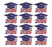 OUNONA 12 spille a forma di cappello di laurea, spilla da bavero per la el 2026, spilla commemorativa a forma di tocco, decorazione per cappello di laurea e regalo ricordo