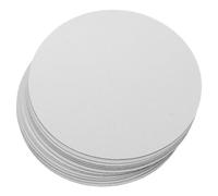 OUNONA 12 tappetini per mouse per sublimazione - 20x20 cm, spessore 2 mm, rotondi, per trasferimento termico, ideali per stampe fai da te, con base in gomma antiscivolo, perfetti per casa e ufficio.