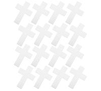 OUNONA 16 Pezzi Retino a Griglia in Plastica Bianco per Punto Croce Superficie Liscia e Trasparente, Facile da Tagliare, per Principianti e Progetti Fai-da-Te
