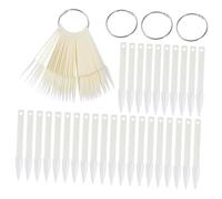 OUNONA 160 pezzi Nail Color Card Punta Tavoletta per Unghie Salon e Manicure Punte Unghie Falsi in Plastica Eco Friendly Display per Smalti Art
