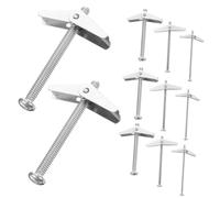 OUNONA 18 pollici Espansori in acciaio inox per ancoraggi a muro con dado a farfalla per fissaggio porte facili da installare e resistenti per cartongesso e lastre prefabbricate