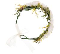 OUNONA 1pezzi Cerchietto Floreale Per Da Copricapo Floreale Per Sposa Realizzato in Materia Leggera Accessorio Per Bianco Per Casa e Negozio