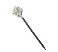 OUNONA 1pezzi Forcina per Capelli in Legno Fatta Mano Bastoncino per Capelli Creativo Forma di Fiore Accessorio Decorativo Vintage per Esterni Elegante e Chic