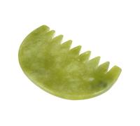 OUNONA 1pezzi Pettine Raschiante in Pietra Preziosa Pettine Massaggiante Portatile Per Del Capelluto e Massaggio Del Viso Superficie Liscia Arrotondato Non Danneggia i Capelli e Capelluto